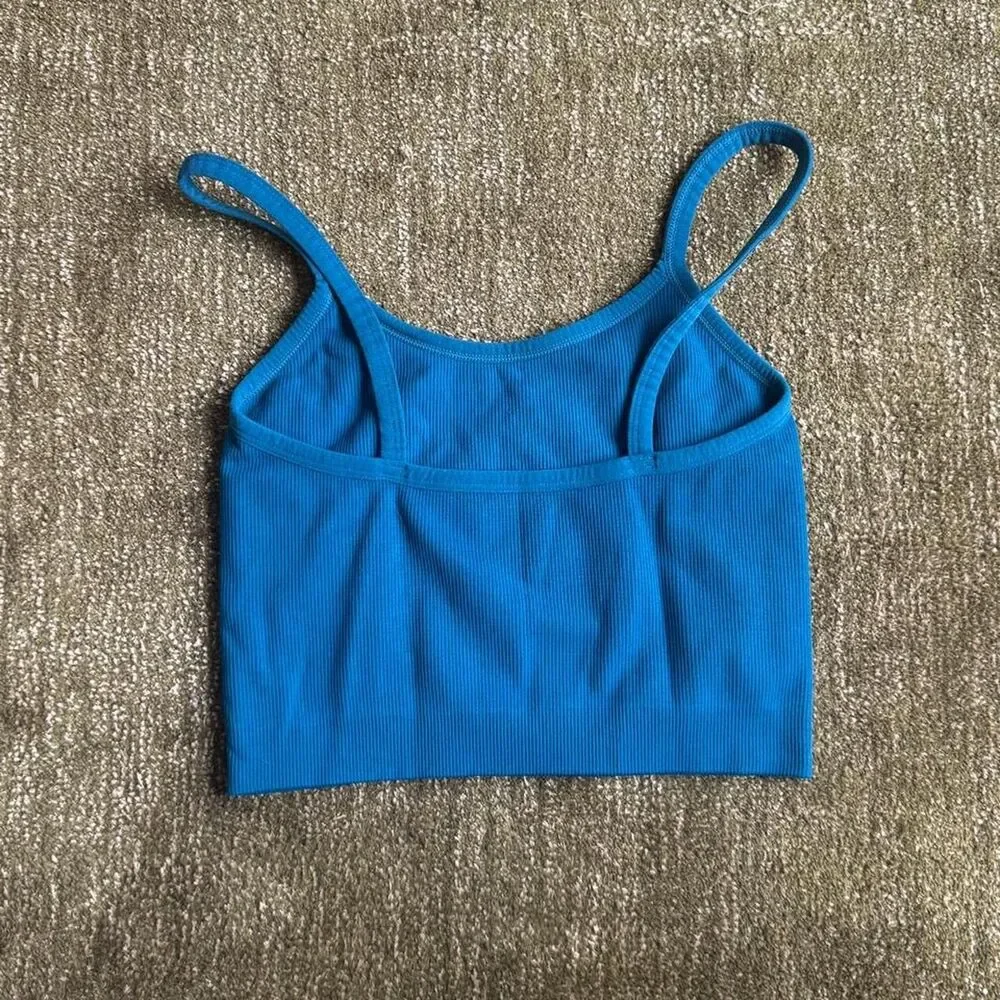 Set-active Women's Blue Crop-top